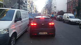 Verkehrssituation vor der Rütli Grundschule
